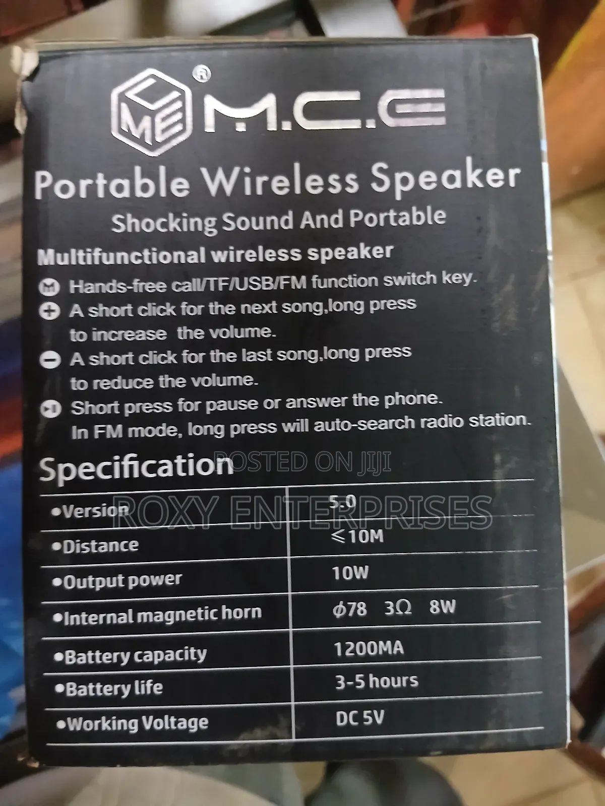 Wireless Speaker McE-A2