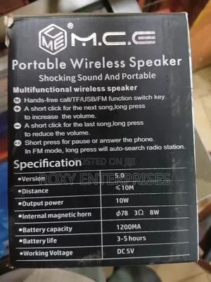 Wireless Speaker McE-A2