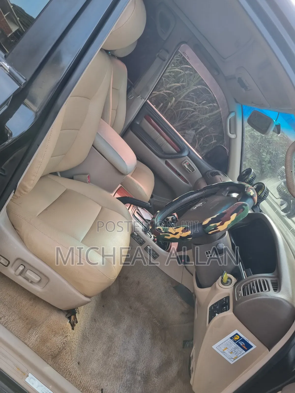Toyota Land Cruiser Cygnus 4.7 2002 Black