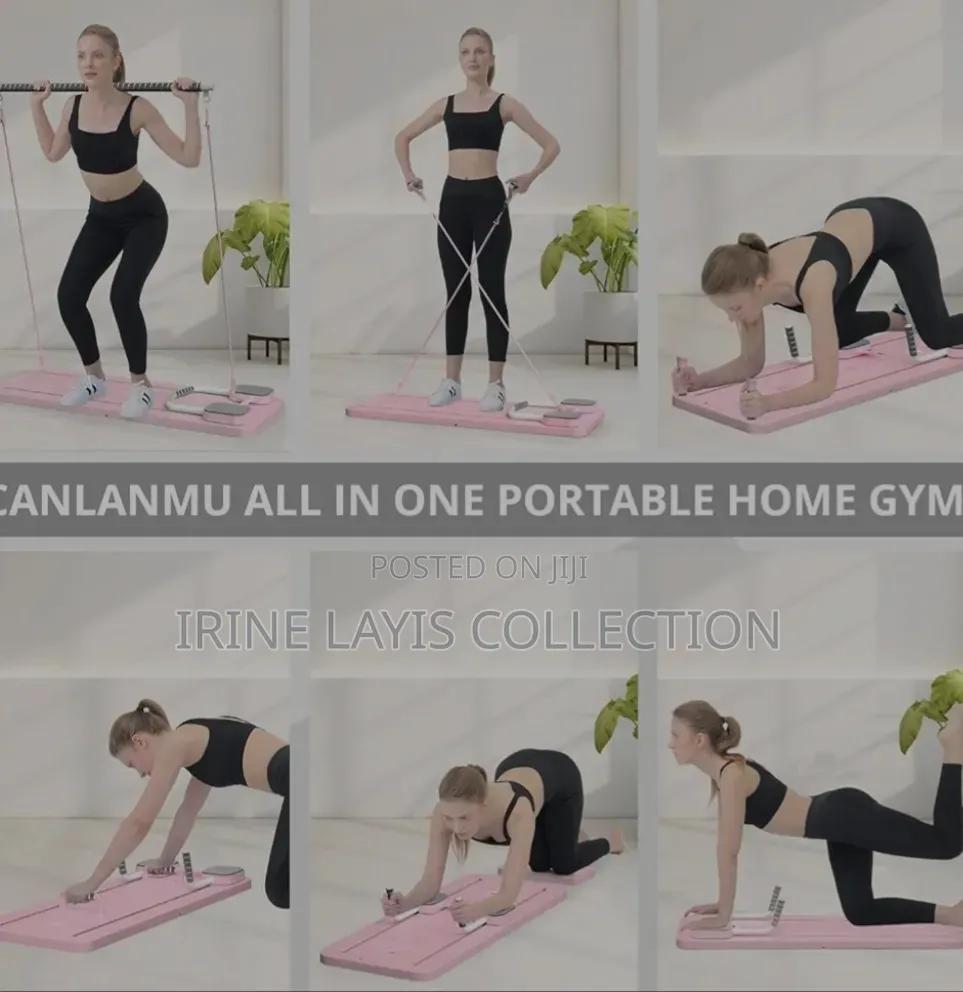 Foldable Multifunctional Pilates Board or Portable Reformer.