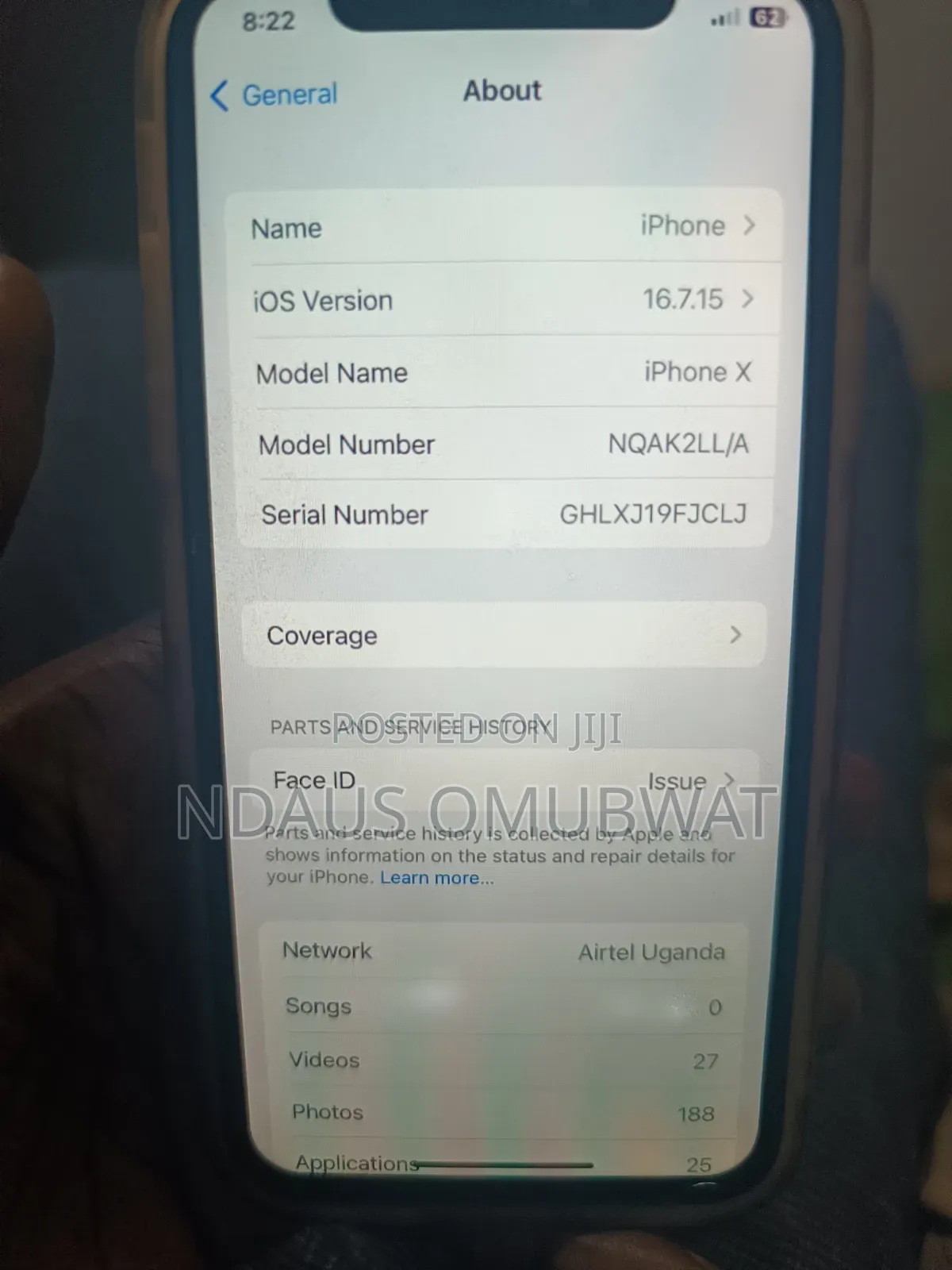 Apple iPhone X 64 GB White