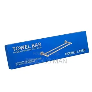 Stainless Steel Brushed Finish Double Towel