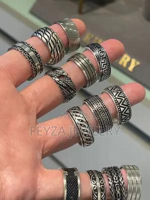 Pure Silver Men Rings