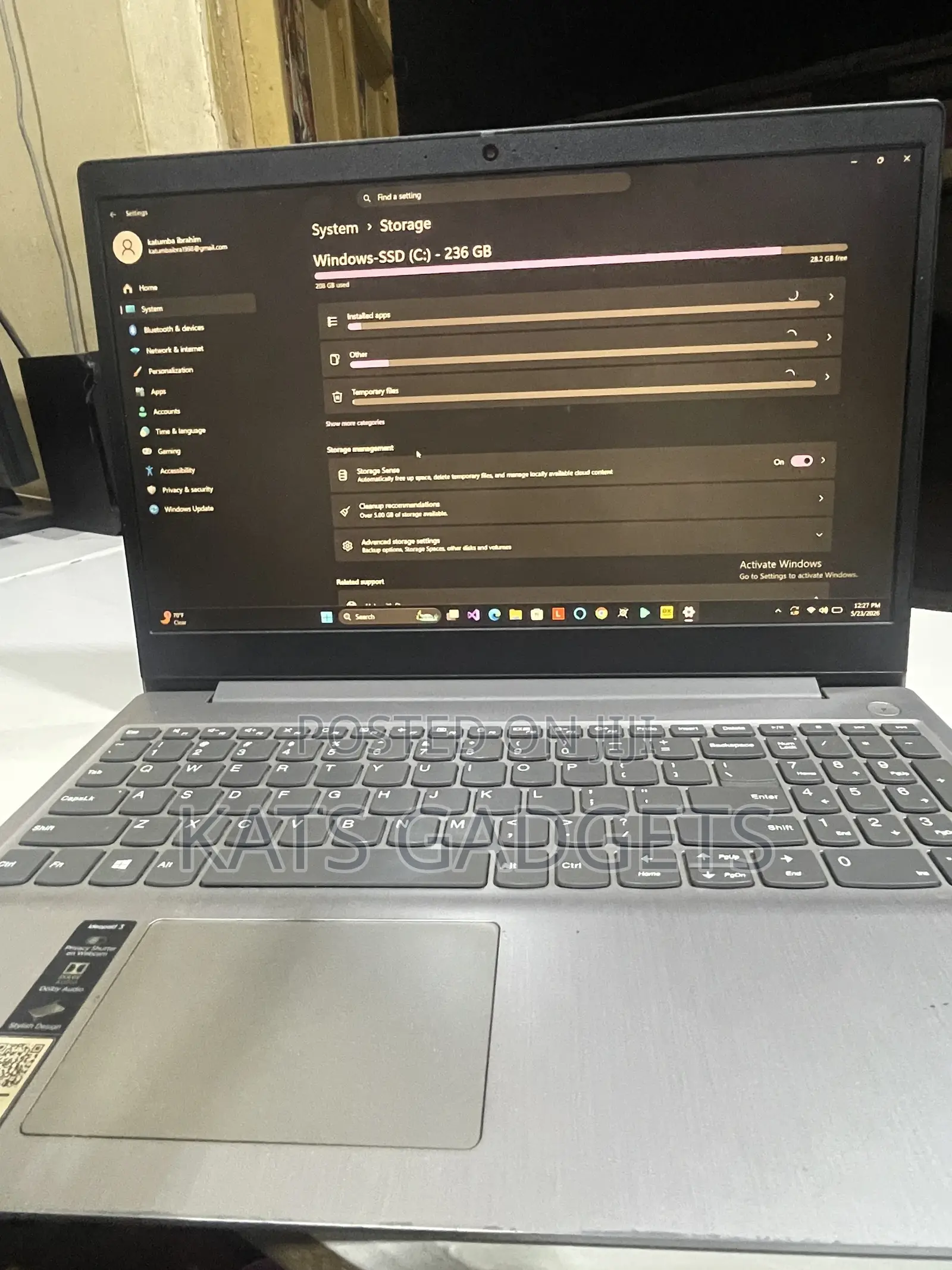 Laptop Lenovo Ideapad 3 8GB Intel Core i3 SSD 500GB