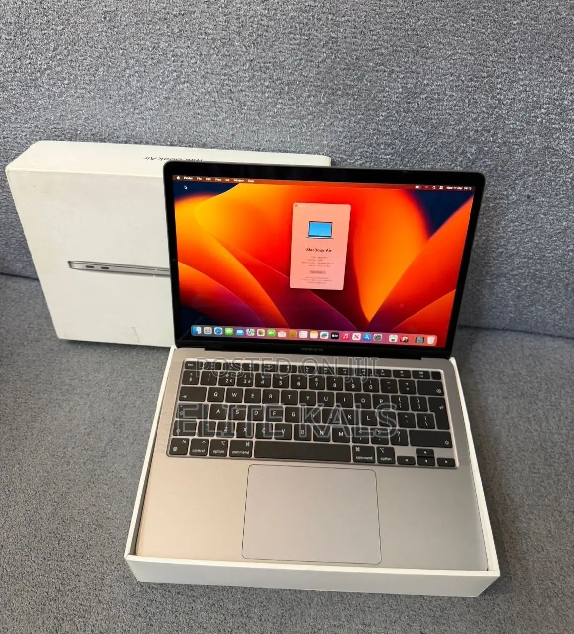 New Laptop Apple MacBook Air 2020 M1 8GB Apple M1 SSHD (Hybrid) 256GB