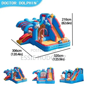Bounce House Castle [ Doctor Dolphin Police Theme]