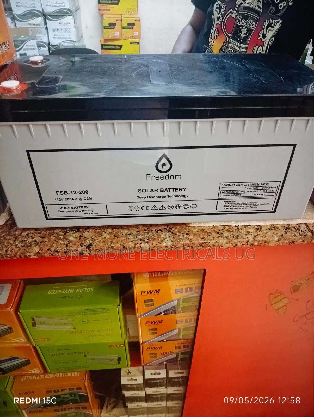 Solar Battery 200ah/12v Freedom