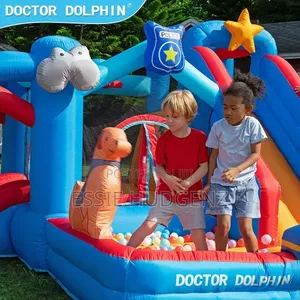 Bounce House Castle [ Doctor Dolphin Police Theme]