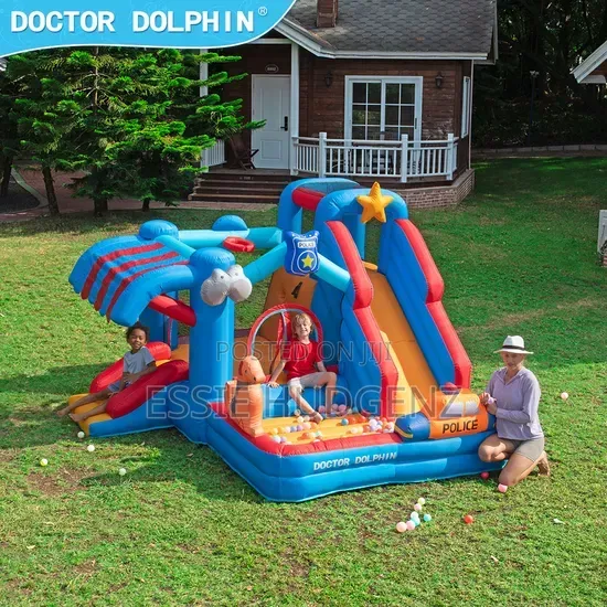 Bounce House Castle [ Doctor Dolphin Police Theme]