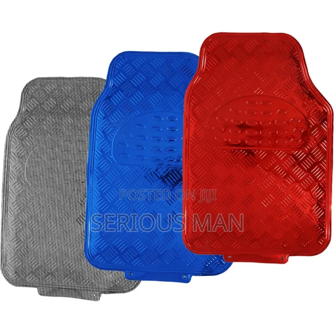 Universal-Fit Automotive Floor Mats Crafted From PVC and Aluminum,