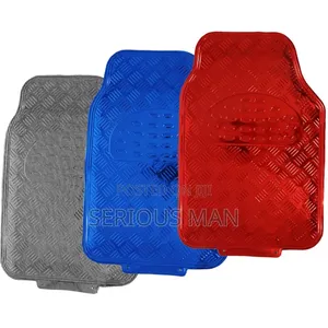 Universal-Fit Automotive Floor Mats Crafted From PVC and Aluminum,