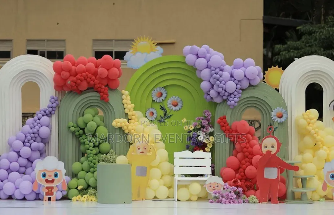 Kids Character Themed Birthday Decor Setups