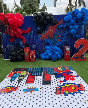 Kids Character Themed Birthday Decor Setups