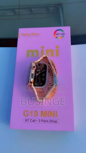 Haino Teko G 19 Mini Smart Watch With Wireless Charger