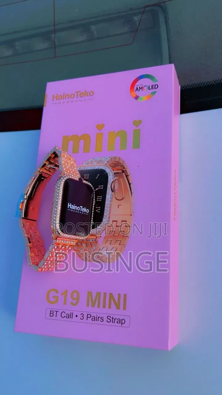 Haino Teko G 19 Mini Smart Watch With Wireless Charger