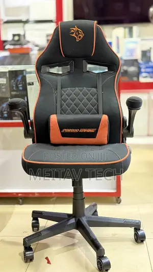 Porodo Gaming Chair With Fabric Covered Cushion