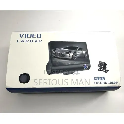 4-Inch Car Dashboard Camera - Black