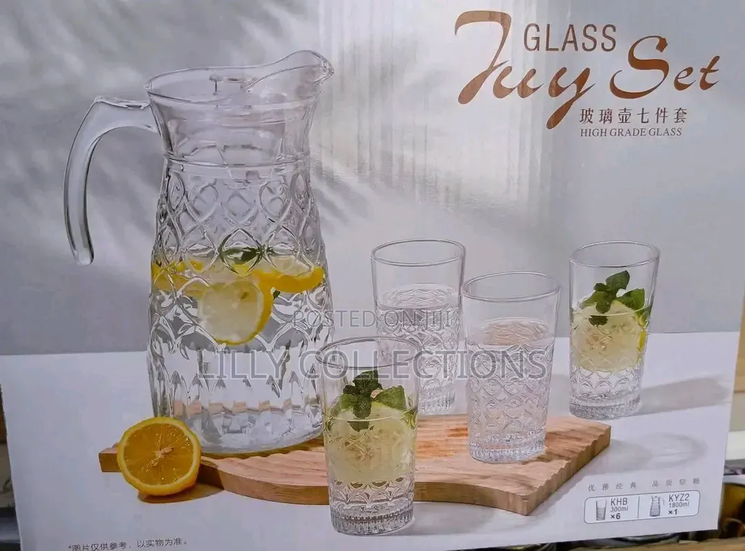 6 Pieces of Long Juice Glasses With Ajug