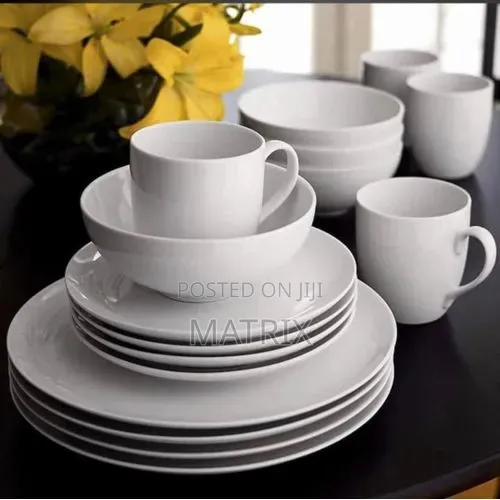 Dinner Set 16 Pc (4 Bowls, 4 Dinner Plates, 4 Side Plates, 4 Cups