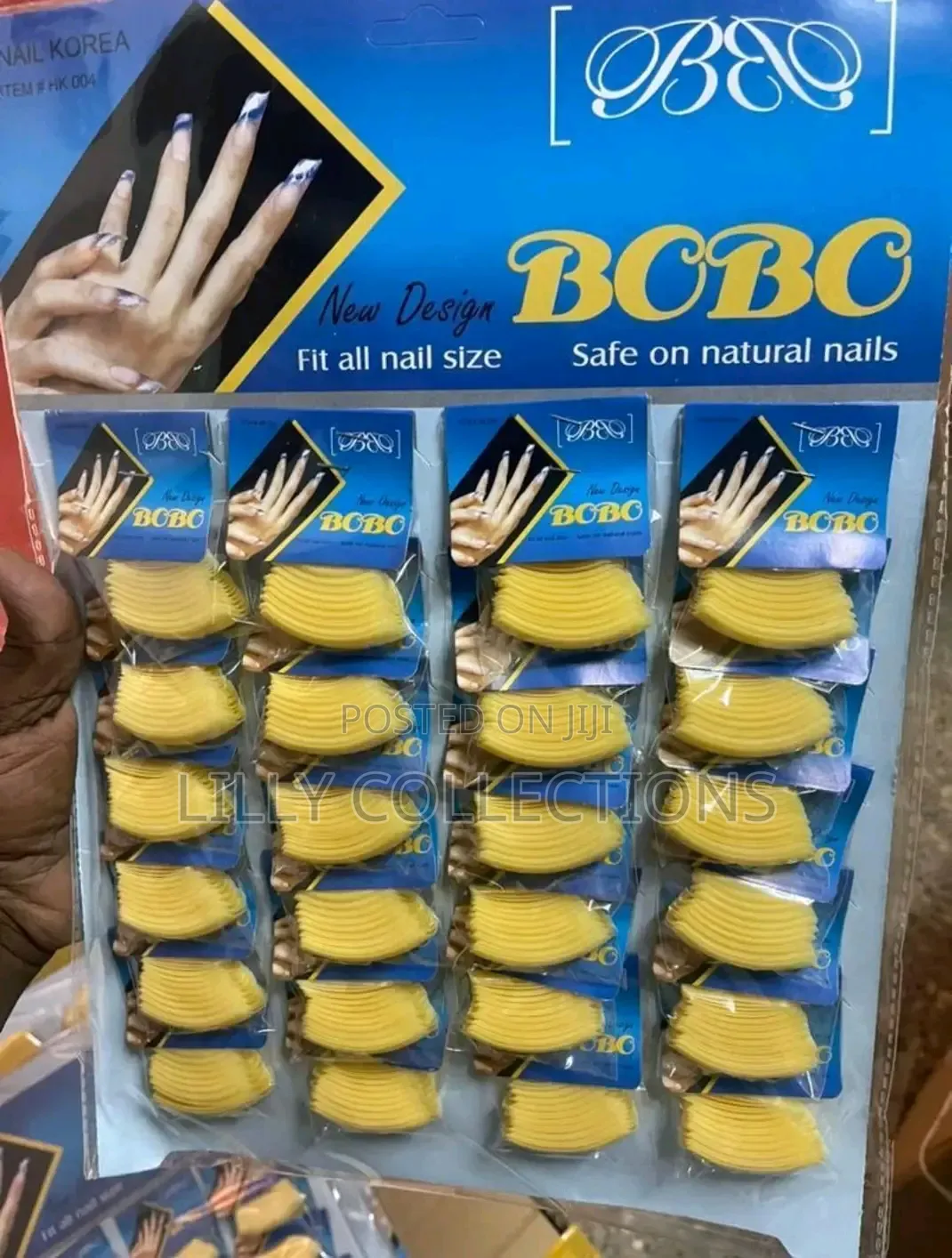 Bobo Nails Chart for Manicure and Pedicure