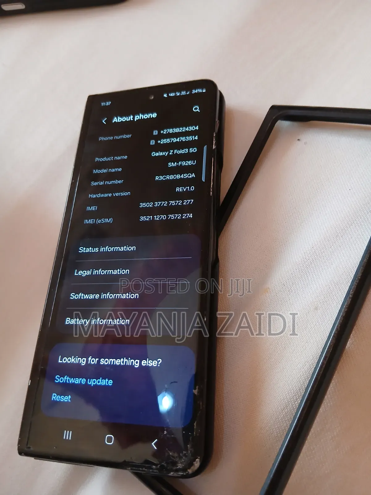 Samsung Galaxy Z Fold 3 512 GB Black