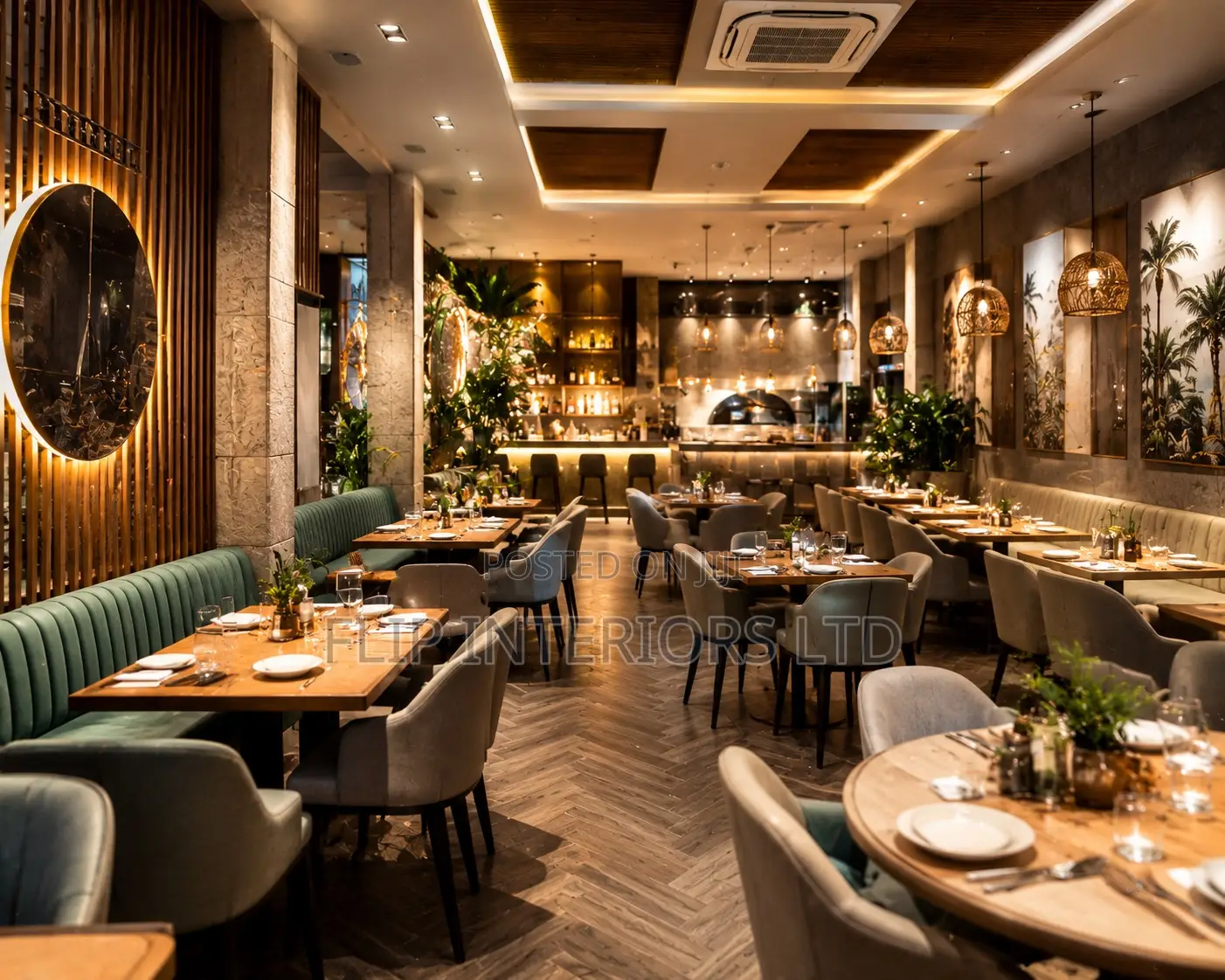 Modern Luxury Restaurant Interior Design