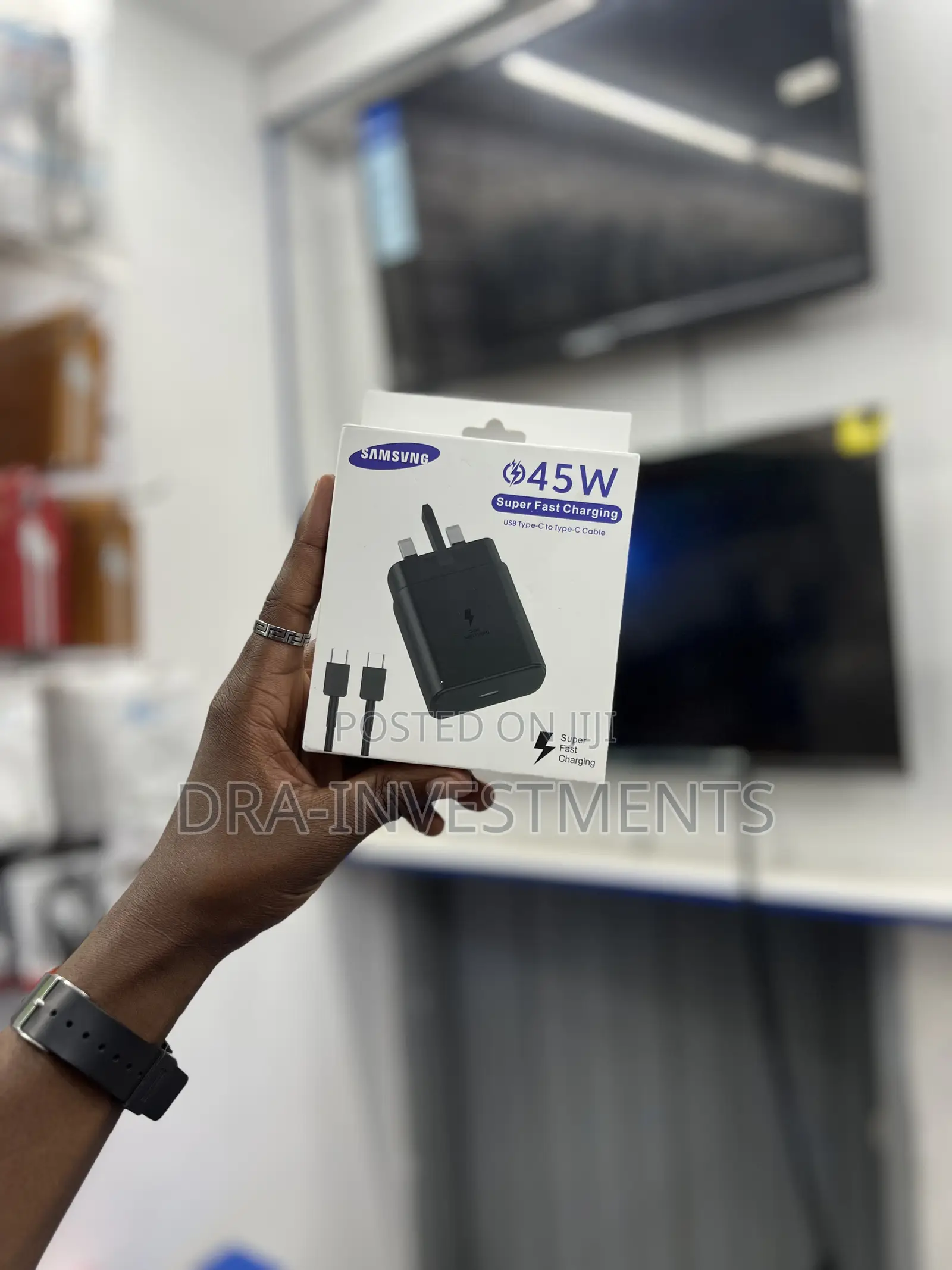 Original Samsung 45w Super Fast Charger | Genuine Samsung Charger