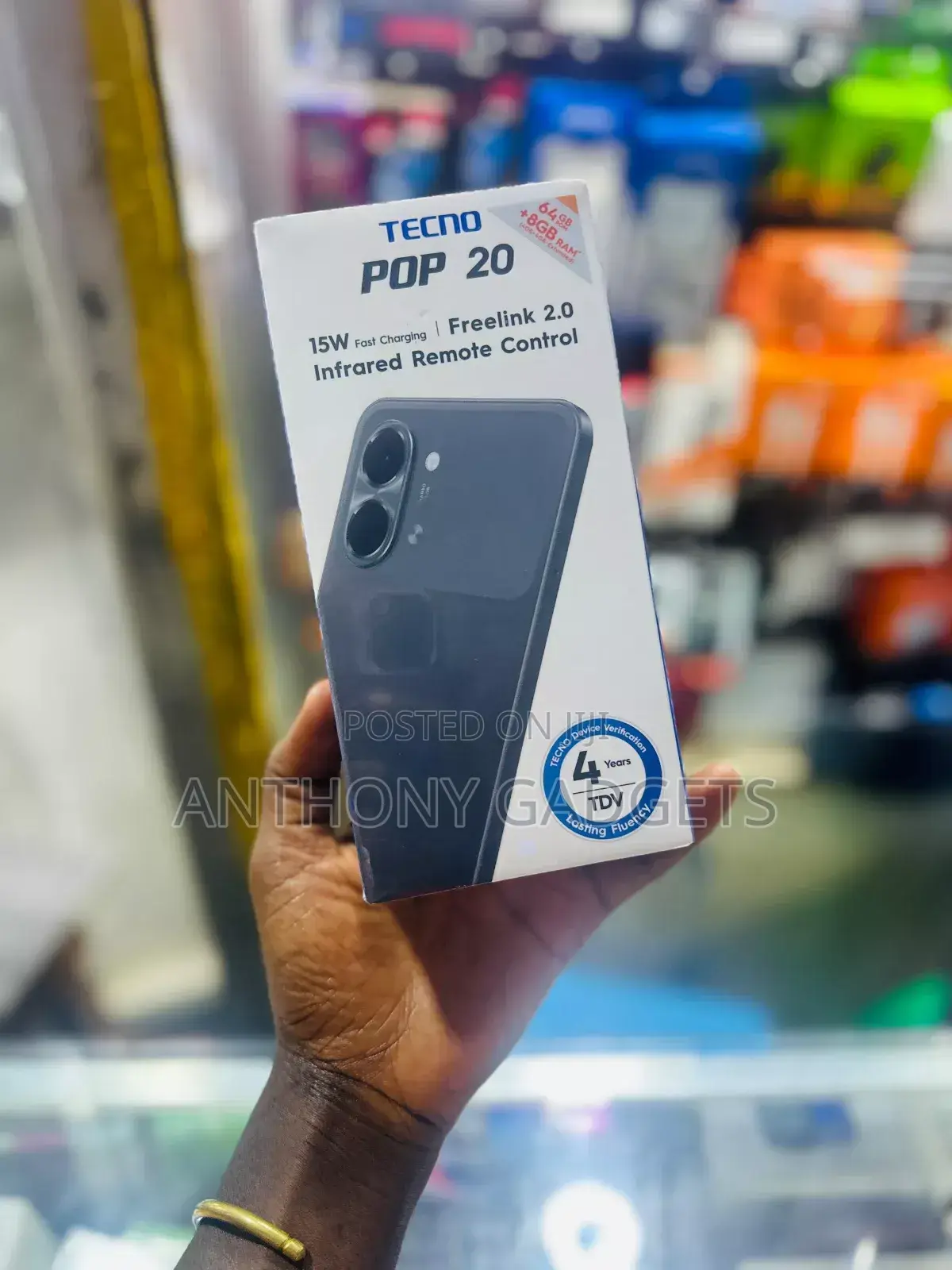 New Tecno Pop 20 64 GB Blue