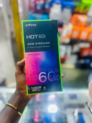 New Infinix Hot 60i 256 GB Black