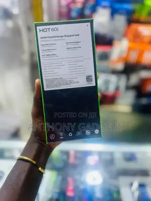 New Infinix Hot 60i 256 GB Black