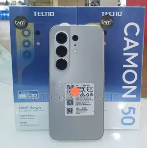 New Tecno Camon 50 Pro 256 GB Silver