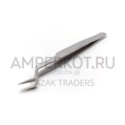 Precision Tweezers for SMD Components St-20 Curved Sharp Non-Magnetic