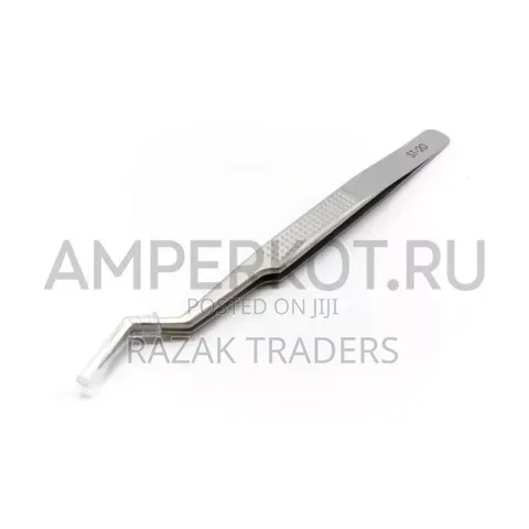 Precision Tweezers for SMD Components St-20 Curved Sharp Non-Magnetic