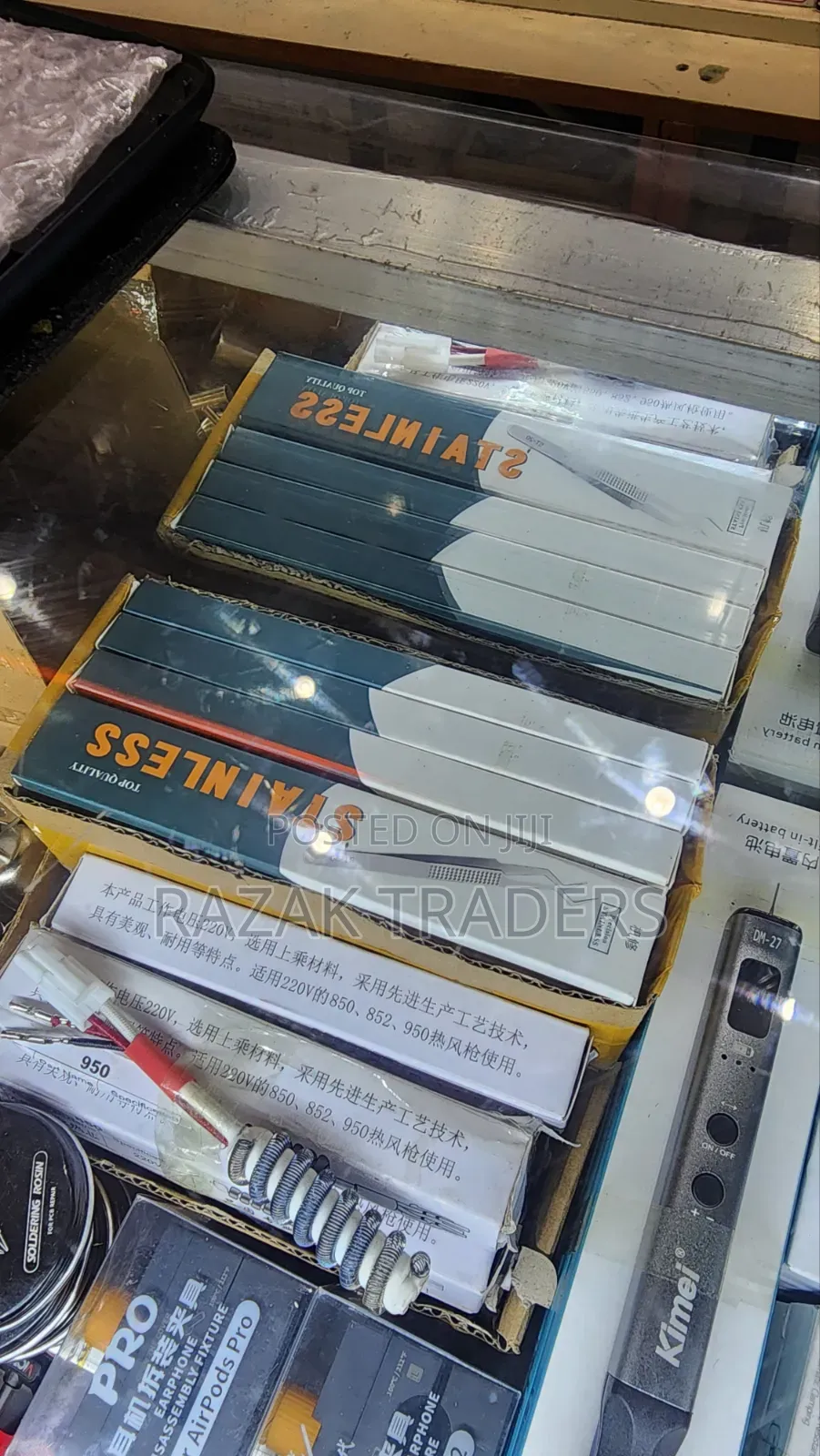 Precision Tweezers for SMD Components St-20 Curved Sharp Non-Magnetic
