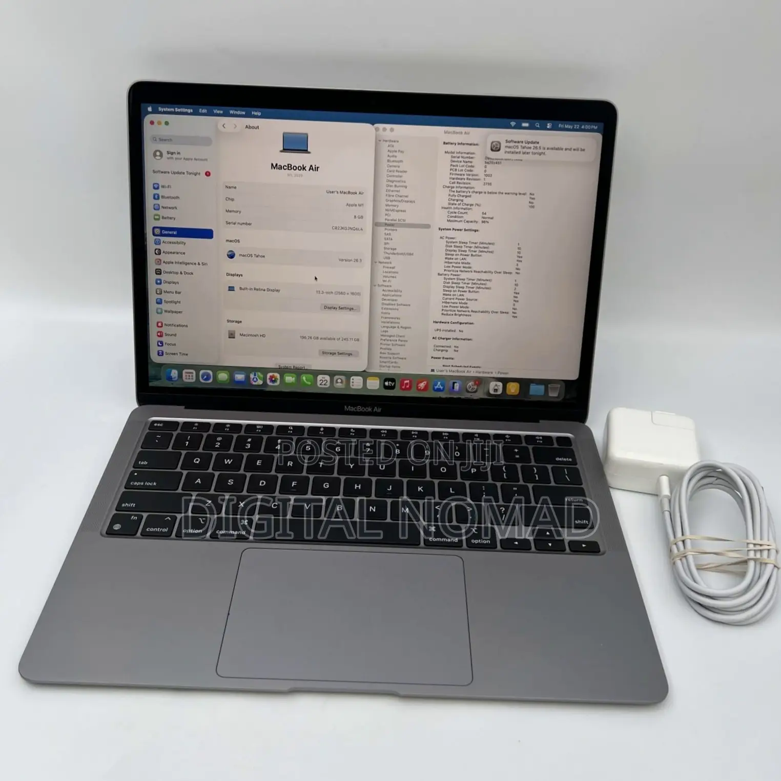 Laptop Apple MacBook Air 2020 M1 8GB Apple M1 SSD 256GB