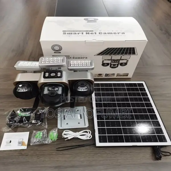 VTS 30a V380 4g Triple Lens Solar Powered PTZ Camera