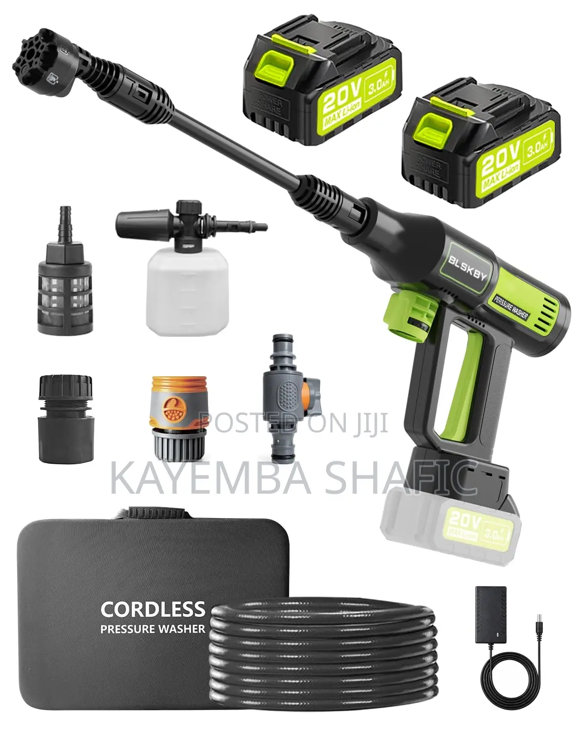 48v Cordless High Pressure Car Washer Gun Kit