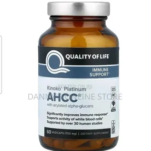 Platinum Ahcc, With Acylated Alpha Glucans, 60 Capsules