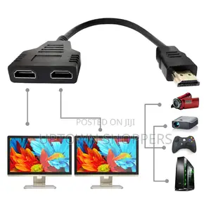 Hdmi Splitter 1in2 Out Hdmi Adapter Male to 2 Female