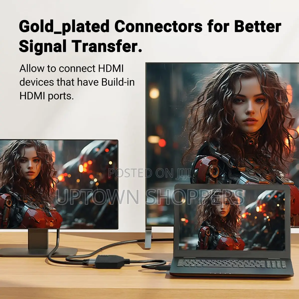 Hdmi Splitter 1in2 Out Hdmi Adapter Male to 2 Female