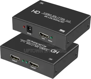 1x2 Hdmi Splitter 2 Port Powered Hdmi 2.0 Splitter 1 in 2