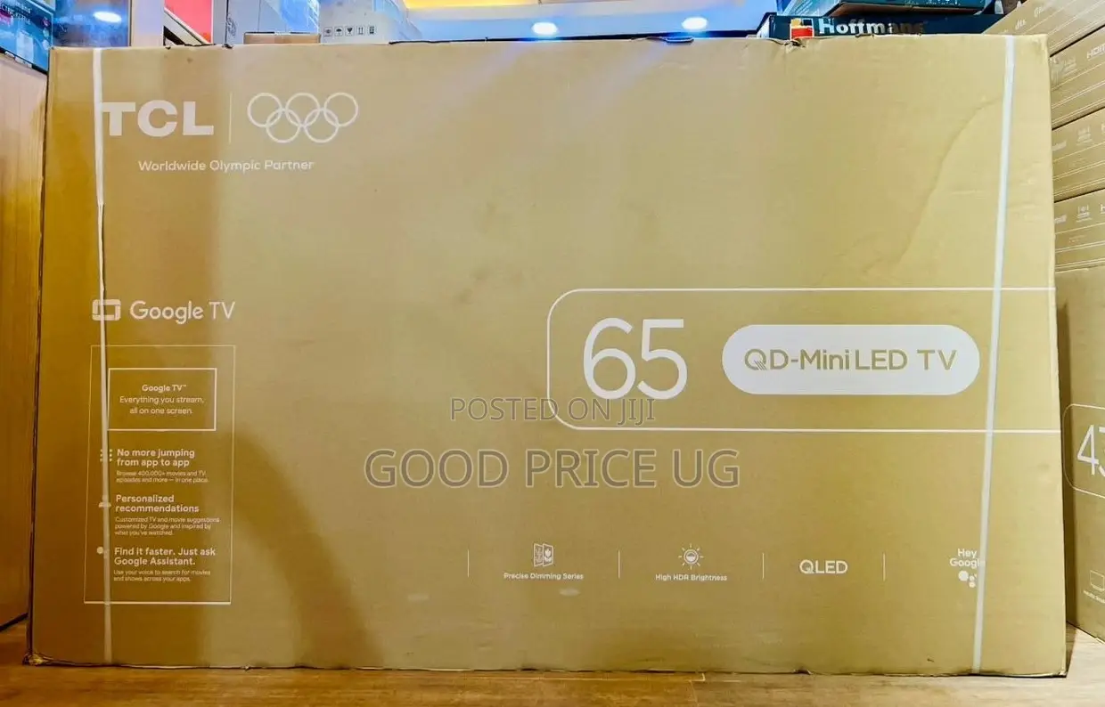 TCL 65-Inch Qd-Mini Led Smart Google Tv.