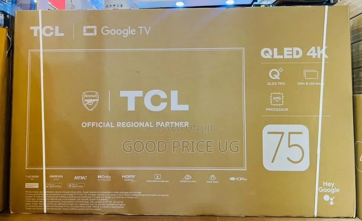 TCL 75-Inch Qled Smart Tv.