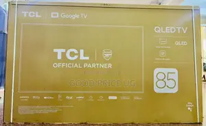 This Is a TCL 85-Inch Qled Tv Featuring Google Tv.