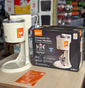 Raf R.0901y Automatic Ice Cream Machine With a 1.0-Liter Capacity.