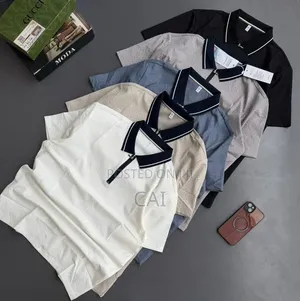 Casual Men's Quarter-Zip Polo Shirts