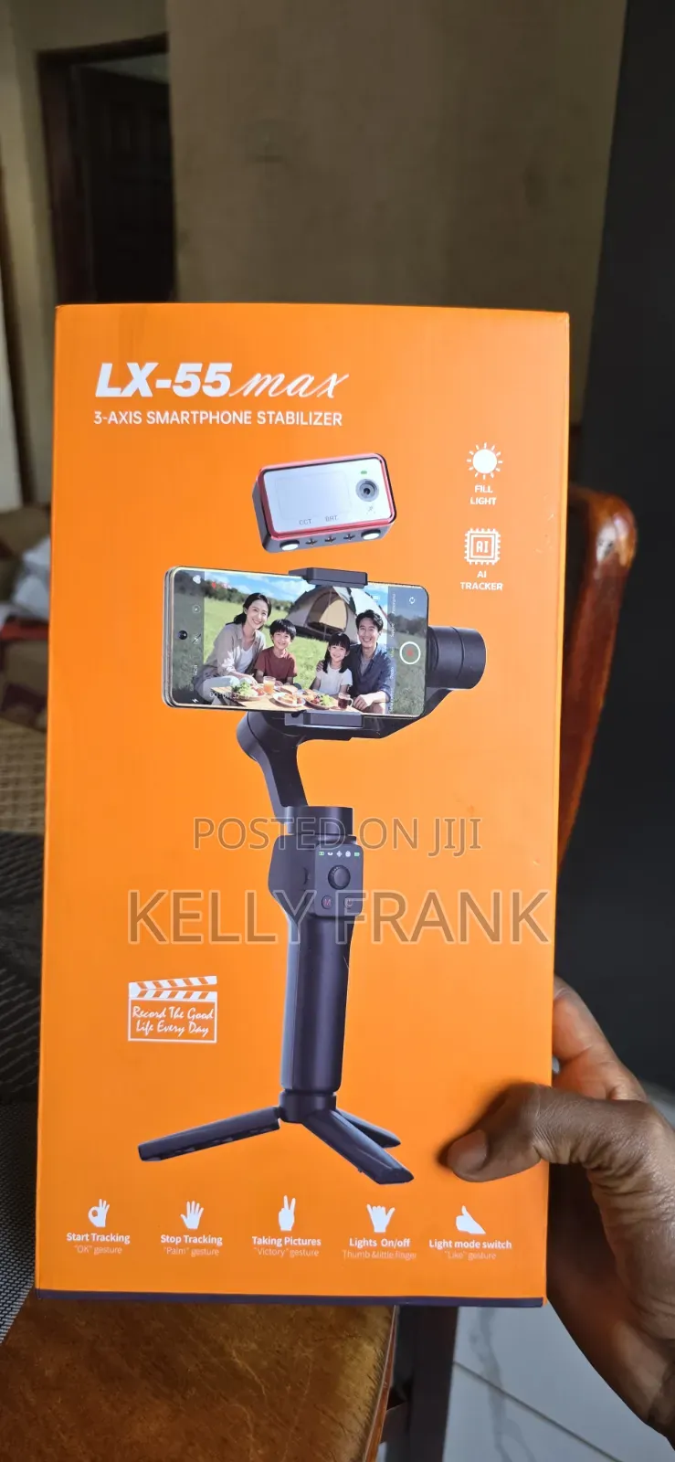 Video Lx_55 Max 3-Axis Smartphone Stabilizer