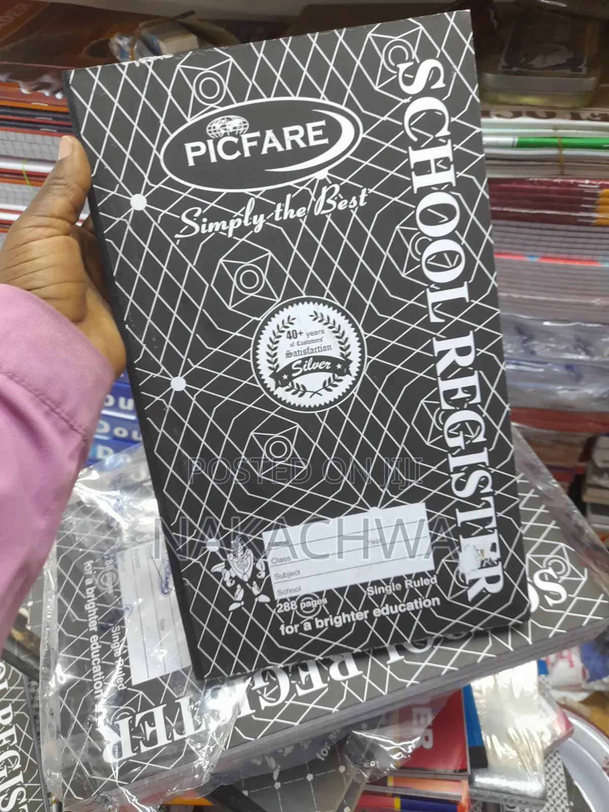 12 Pieces of Picfare School Register Book