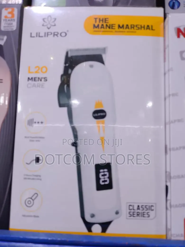 Lilipro L20 Professional Rechargeable Cordless Hair Clipper.