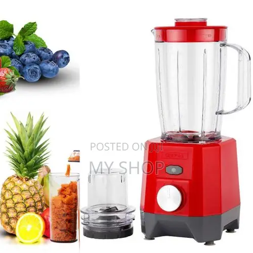 Geepas 2 in 1 Blender With 1.6 Liter Capacity Jar With Small Grinder